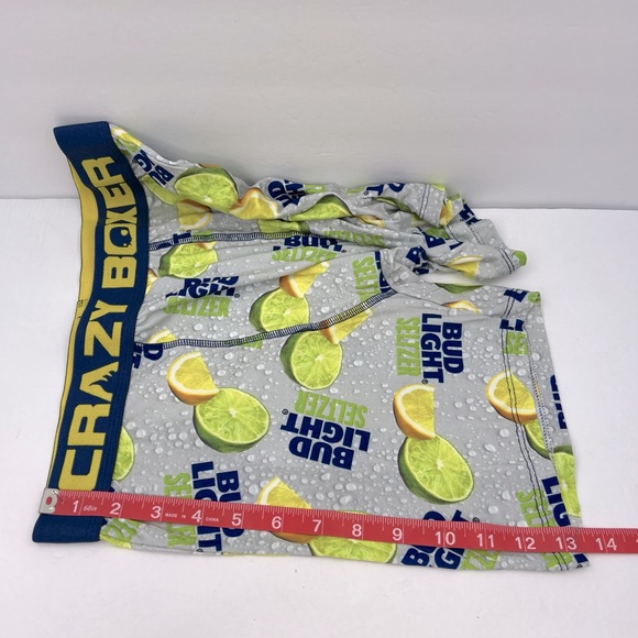 CRAZY BOXER, BUD LIGHT SELTZER GREEN, GREY BLUE COLOR LATGE (L) SIZE, NWOT - Picture 10 of 11